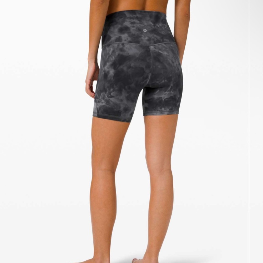 Lululemon Align Short 6” *Diamond Dye Pitch Grey Graphite Grey Size 2 - Picture 1 of 6